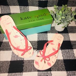 NEW Kate Spade Flamingo Flip Flop size 9